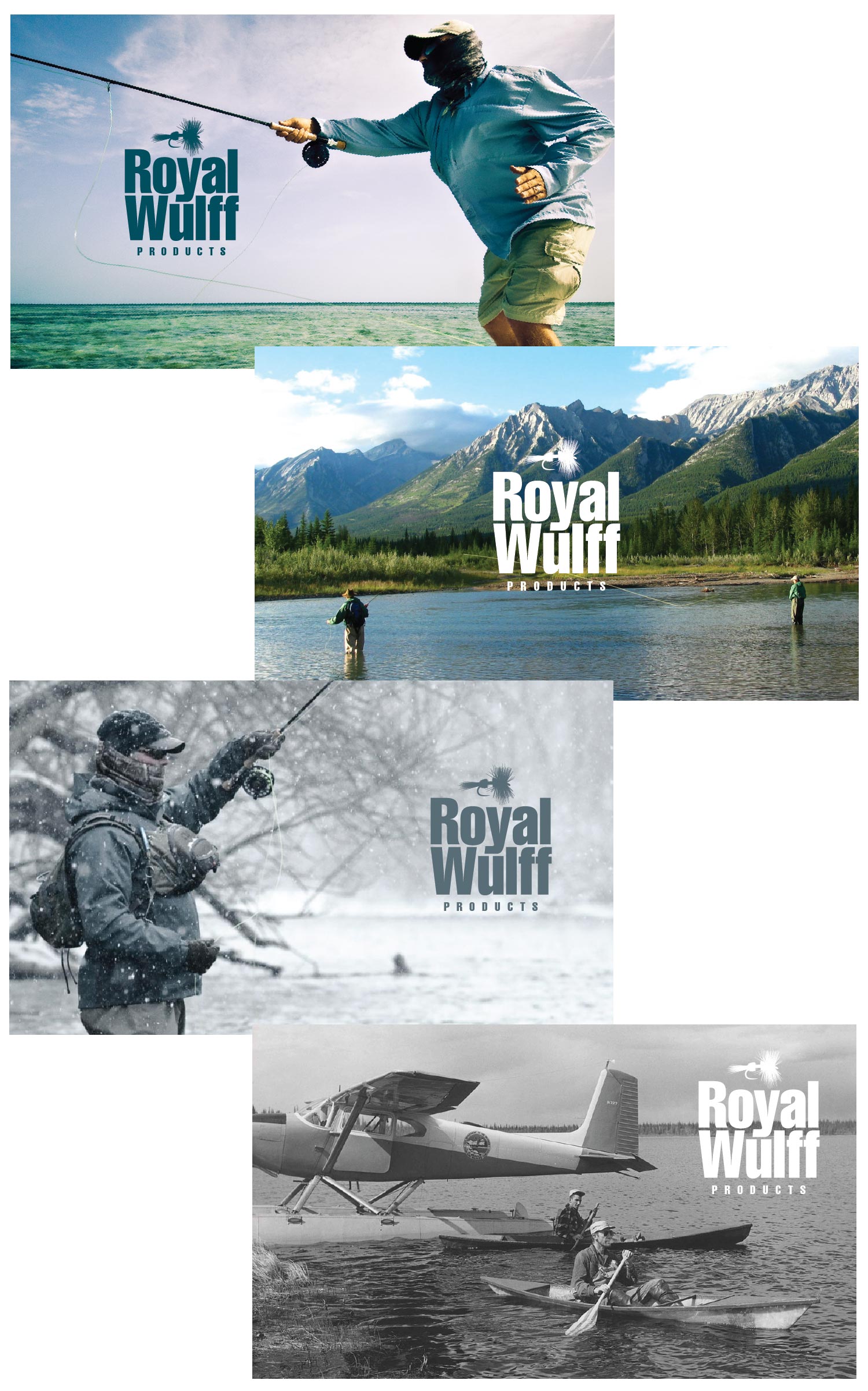 fly fishing graphic design