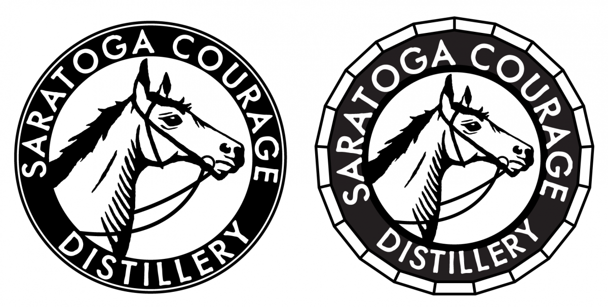 saratoga courage logo design