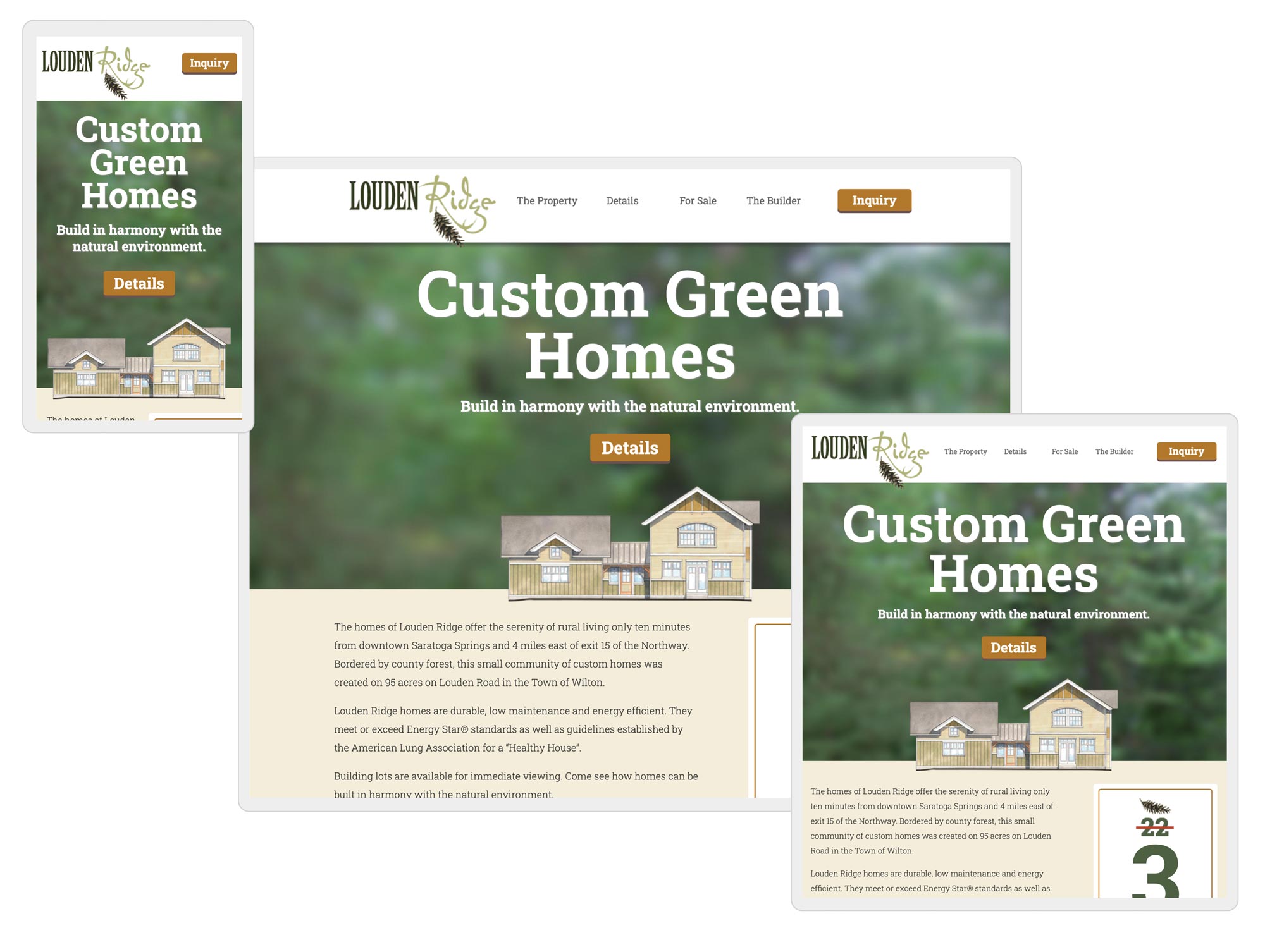 green homes web design by mike hosier