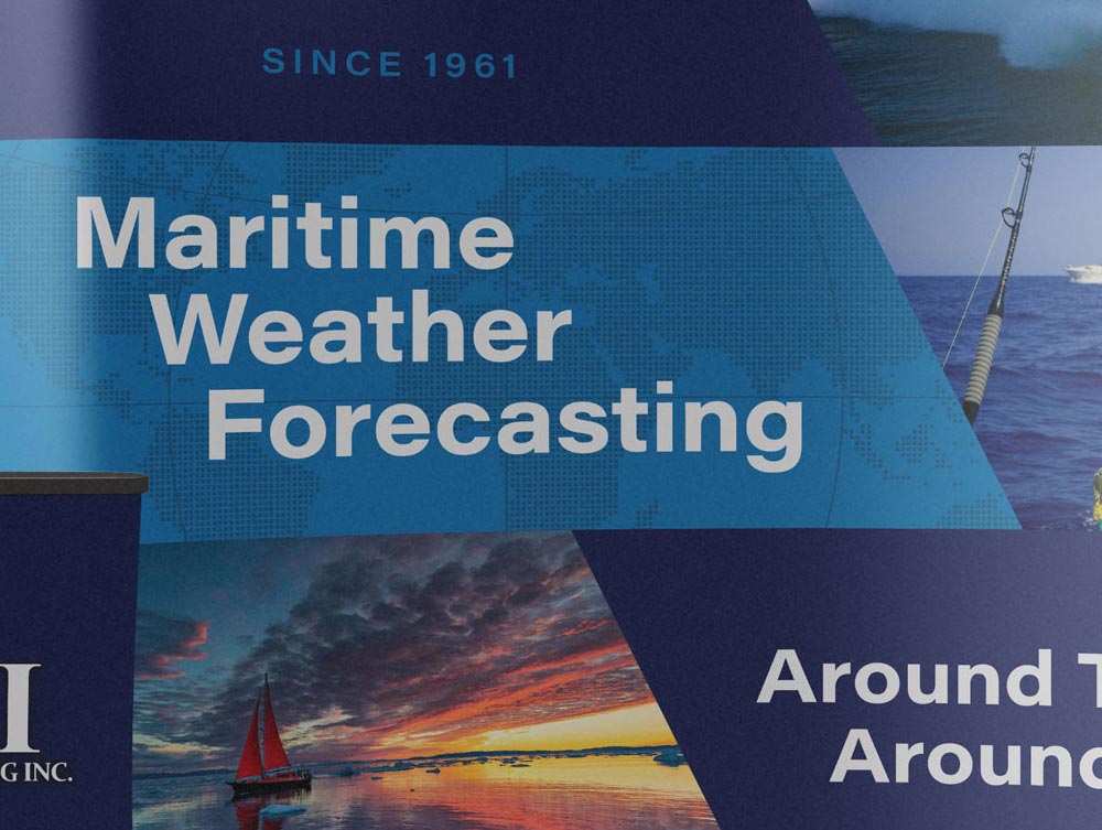 maritime weather consultant graphic design